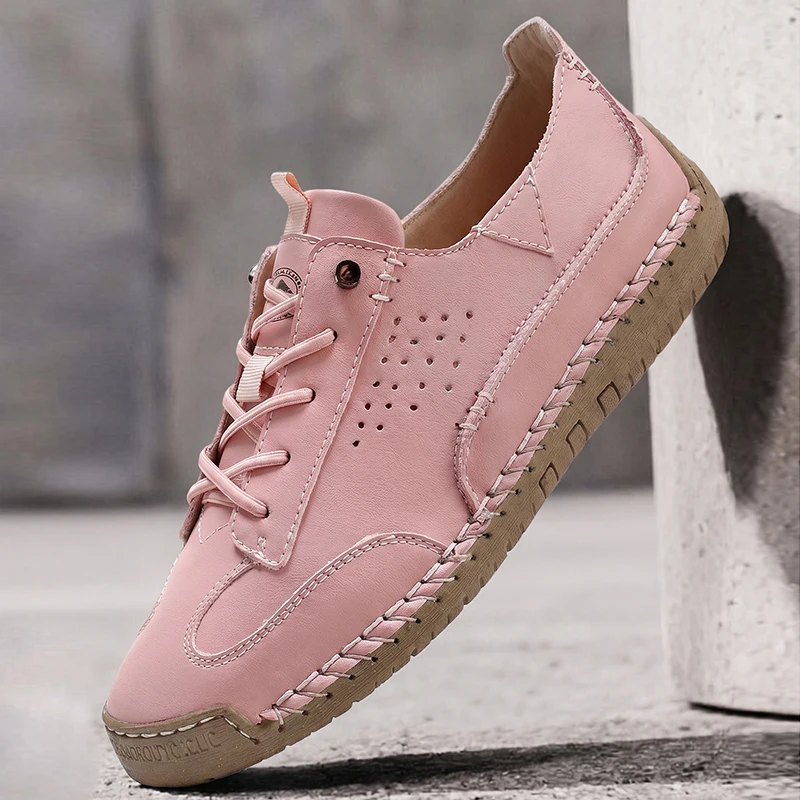 2026 Autumn New Men Casual Shoes Good Quality Mens Sneakers Male Outdoor Flat Sole Lightweight Big Size 46 47 48 Genuine Leather