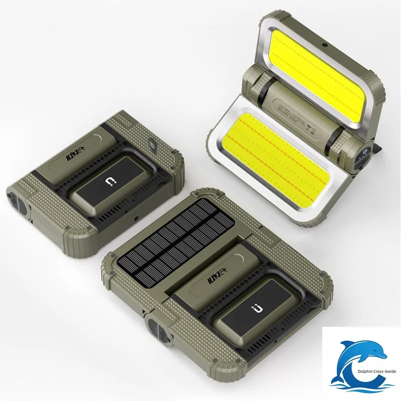 Suitable forNew solar powered charging emergency light with strong magnetic attraction for household outdoor camping
