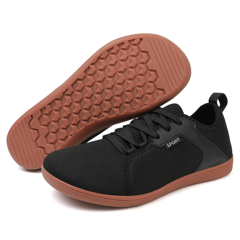 Szerokie buty boso unisex do biegania na świeżym powietrzu codzienne buty sportowe proste buty minimalistyczne buty do chodzenia lekkie i oddychające