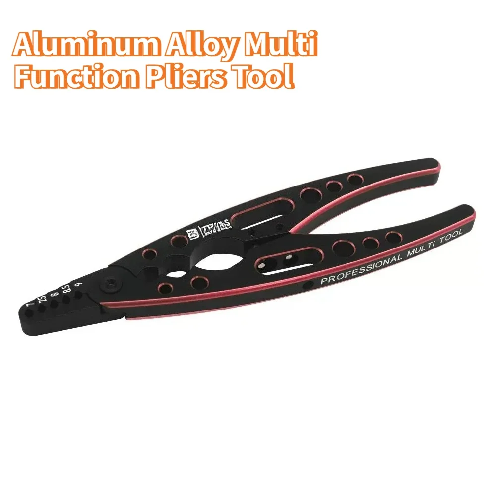 RC Model Maintenance Aluminum Alloy Multi Pliers Tool Black Red Black Gold Color For 1/30 Axial SCX30 RC Crawler Car Repair Tool