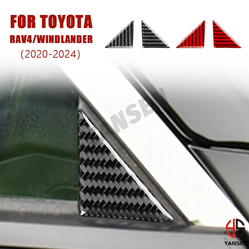 

Автомобильная защитная панель на дверную стойку, наклейка из углеродного волокна для Toyota RAV4 XA50 2019 2020 2021 2022 2023 2024 2025