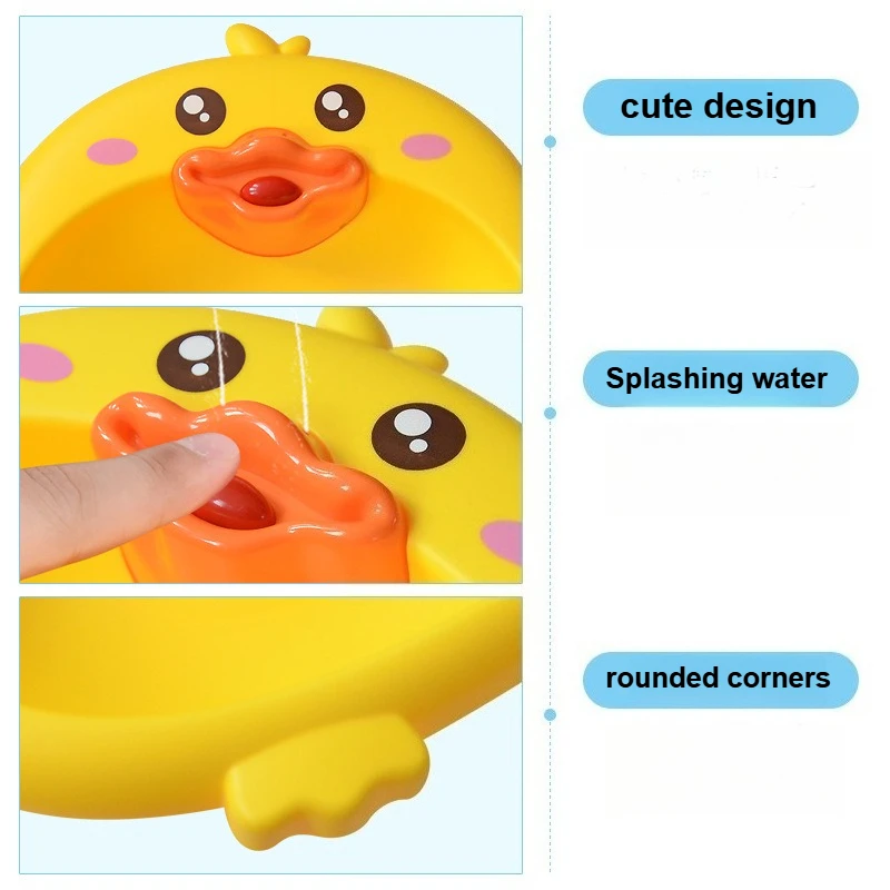 Lavabo para bebé, lavabo de juego de agua para bebé, juguete de Material de calidad alimentaria, juguete de pulverización de agua para ducha para niños, multifuncional, resistente a caídas