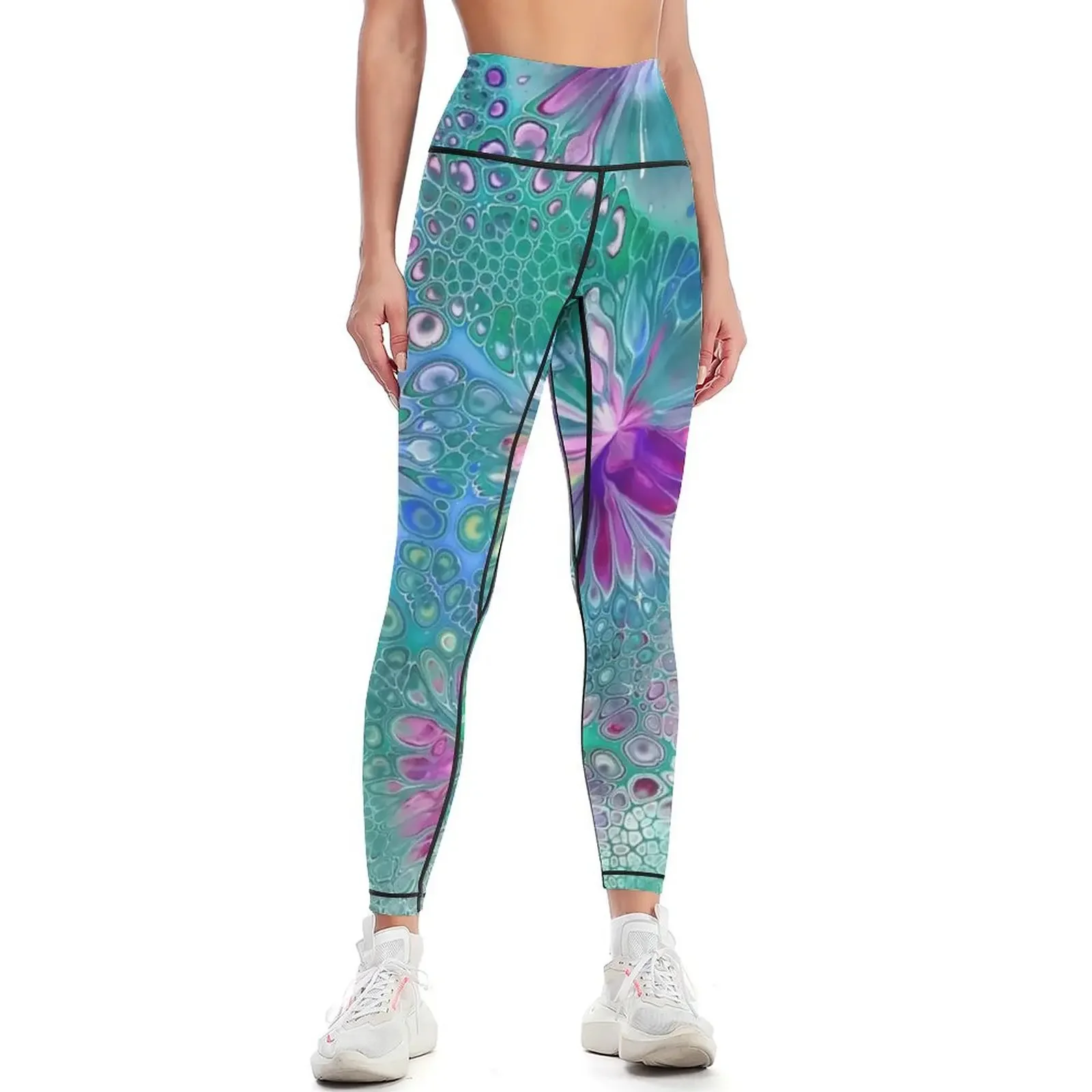

Abstract Art Leggings gym top Women sports for physical exercise clothing for Womens Leggings