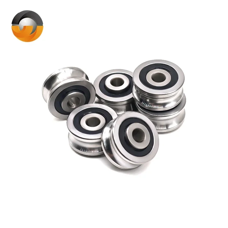 2PCS U Goove Bearings SG10 SG15 SG20 SG25 SG35 Ball Bearings For CO2 Laser Engraving Cutting Machine