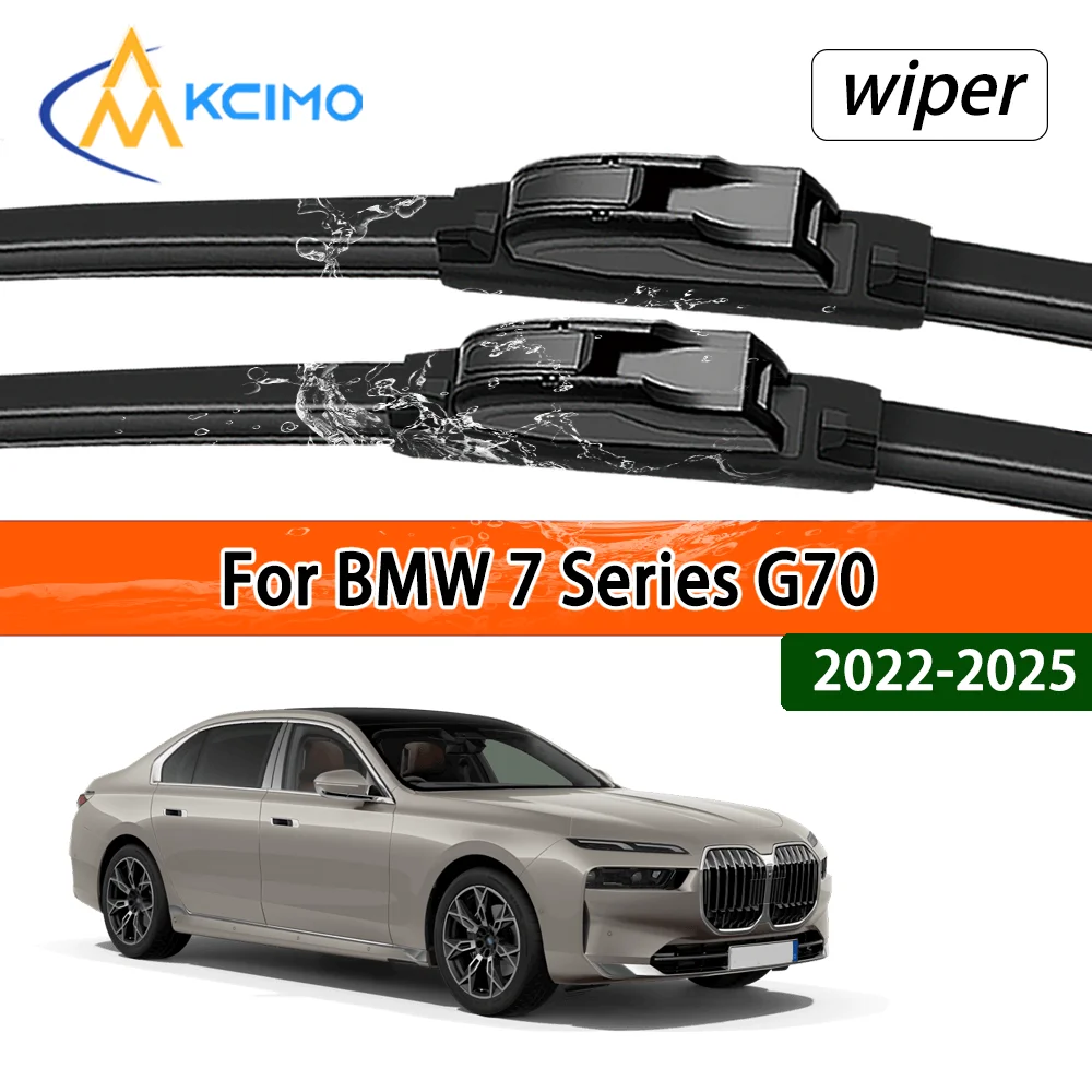 

For BMW 7 Series G70 2022-2025 Vehicle Models Compatible Stable Quiet Front Windshield Wipers Auto Window Replacement Parts