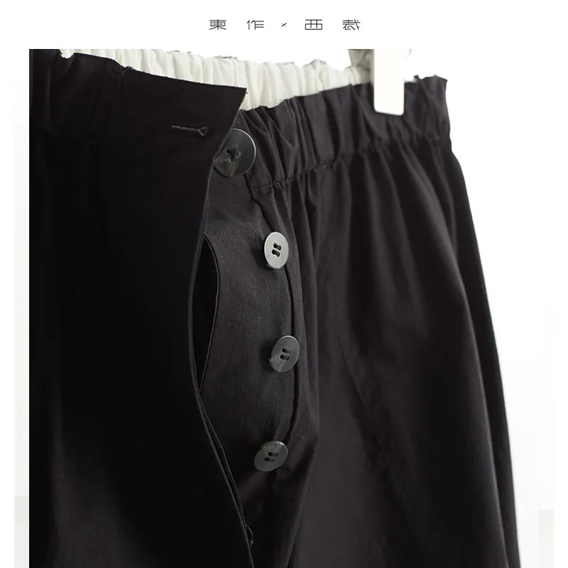 Originele wijde pijpen negenpuntsbroek voor dames 2025, lente en zomer nieuwkomers