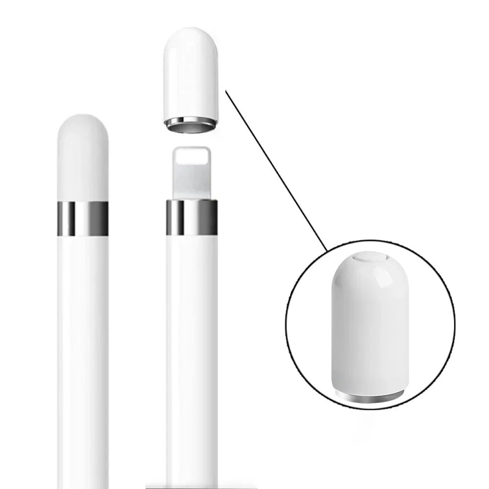 Tappo di ricambio magnetico con punte per matite per Apple Pencil tappo per matita di 1a generazione pennino per accessori e parti per stilo iPad