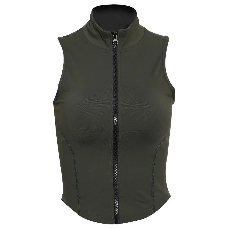 Primavera verão 2025 colete esportivo feminino regata fitn svel correndo zíper roupas de yoga treinamento fino vestuário superior