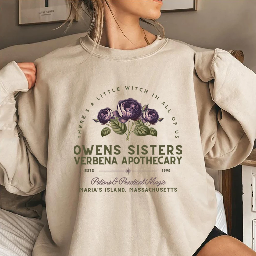 Practical Magic Sweatshirt Halloween Practical Magic Movie Witch Shirts Basic Witchy Hoodie Midnight Margaritas Goth Sweatshirts