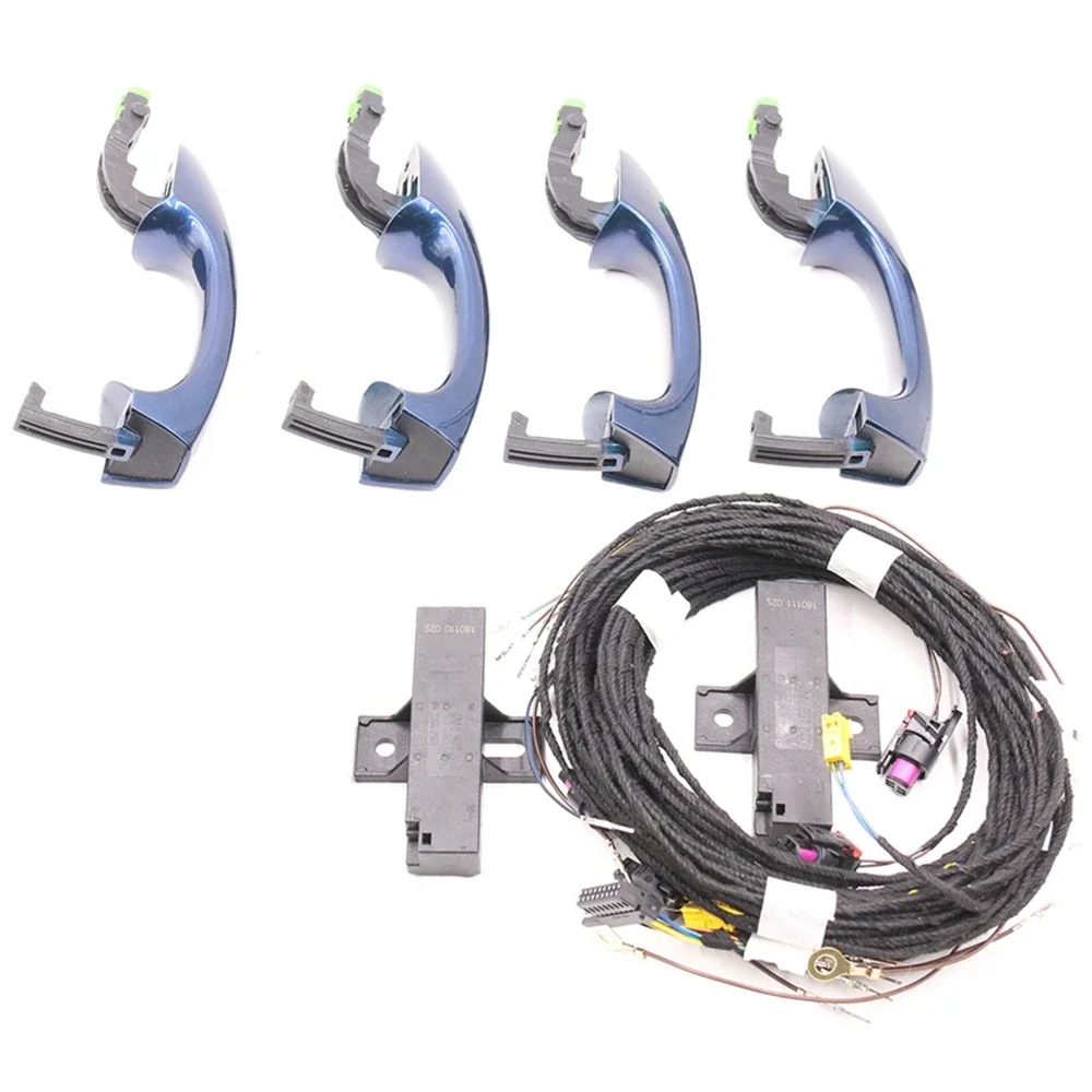 For Touareg CR Audi E-tron A6 C8 NEW A7 Q5 80A A4 B9 Front & Rear KESSY Door Handle SYSTEM without BCM 2