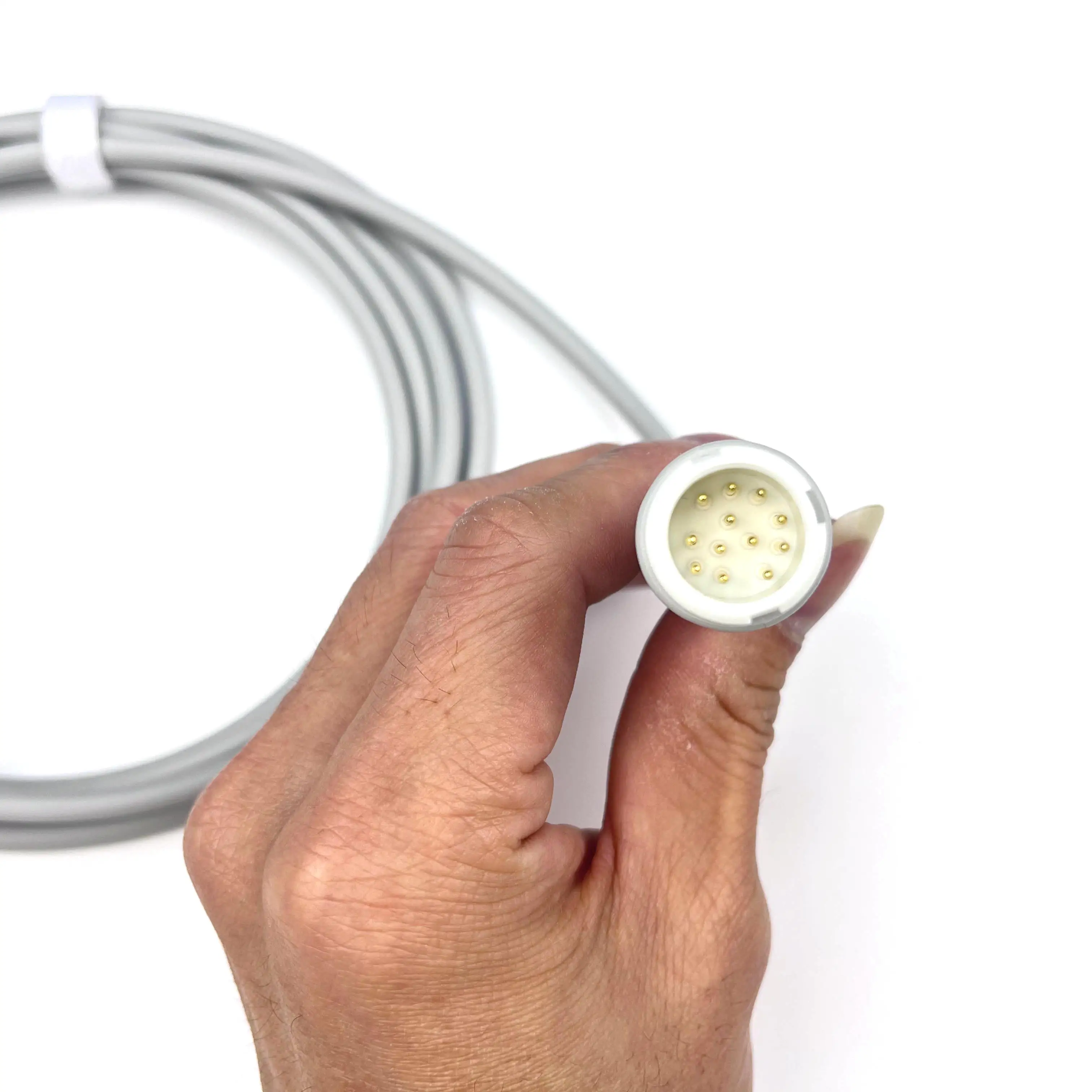 

Medical Supplier Compatible with M1668A 989803145061 12Pins AHA & IEC Trunk Cable