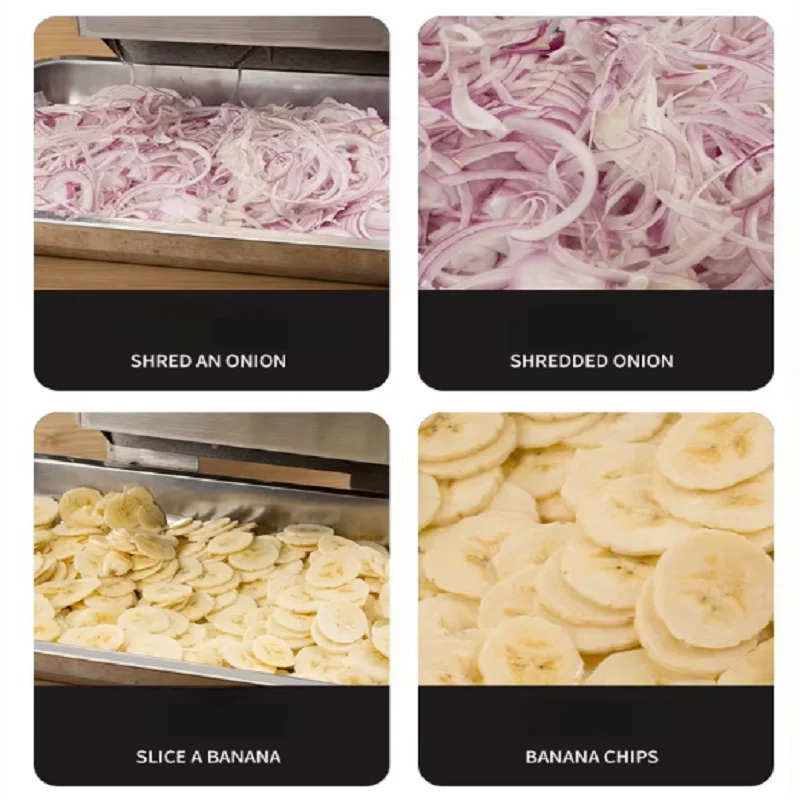 قطاعة الموز الكهربائية المنزلية، قطاعة الفواكه والخضروات التجارية متعددة الوظائف