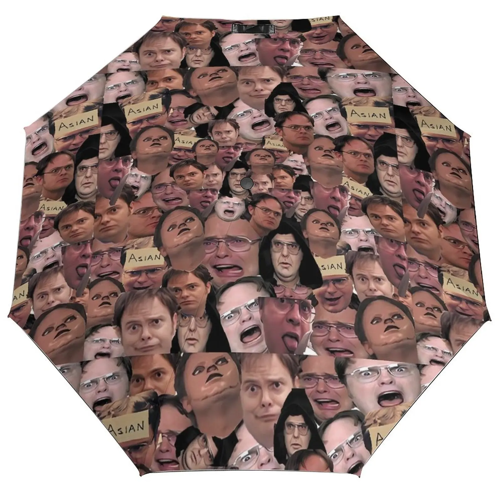 

Dwight Schrute Umbrella Funny Man Shade Sunscreen Windproof Umbrella Foldable Wholesale Auto Tours Custom Umbrella