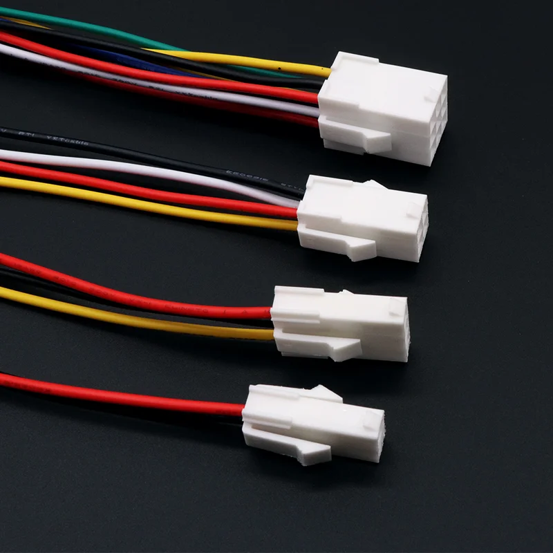 FL4.14mm Aerial Docking Line Servo Motor Plug Socket Male and Female Plug Color Cable 1P/2P/3P/4P/6P/9Pin Terminal Line