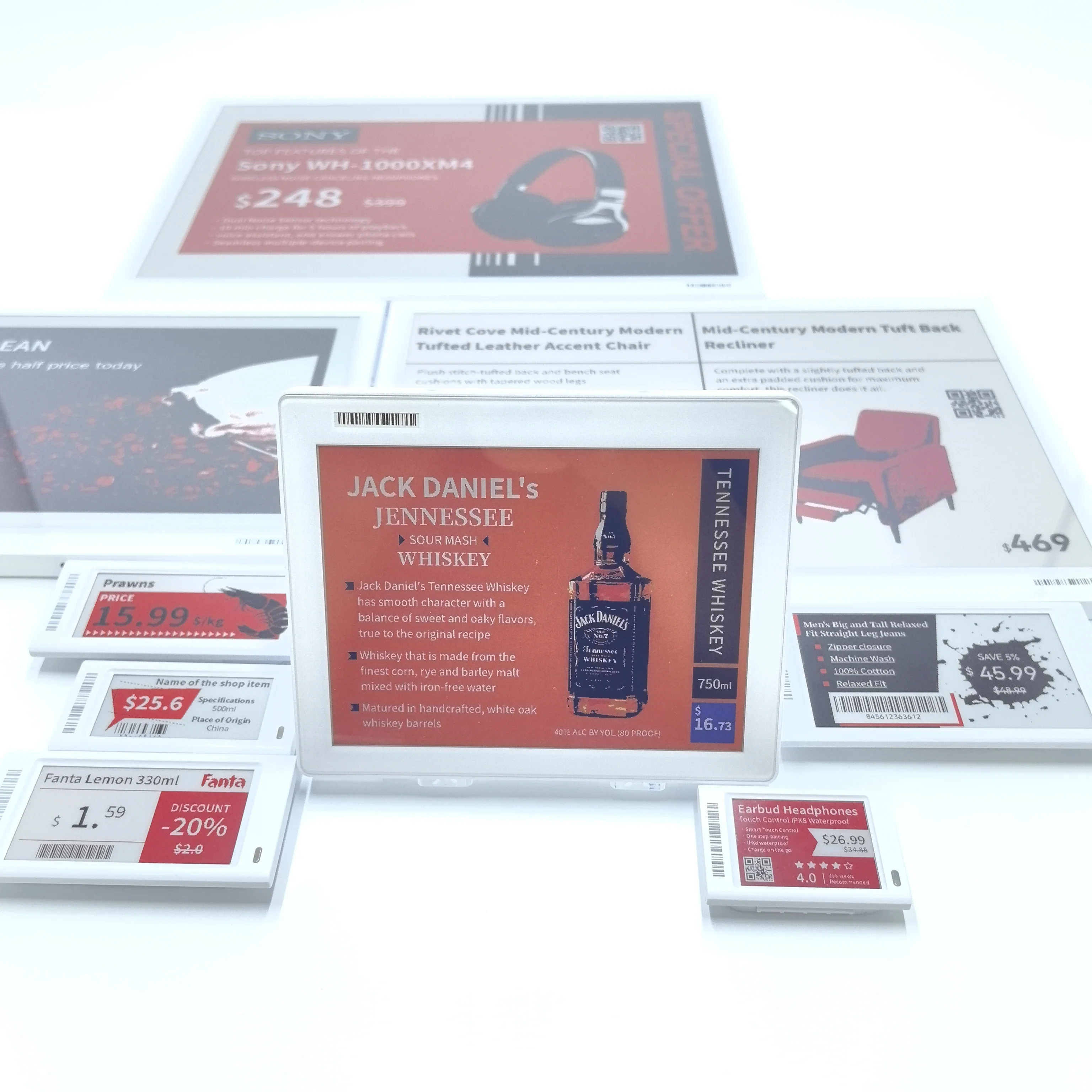 Digitaal planklabel E-inkt prijskaartje Elektronisch planklabel met SDK/ API