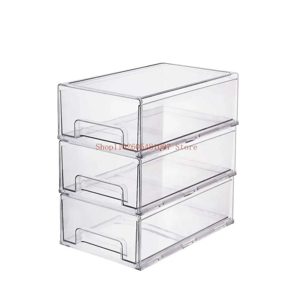 Medicine Box Drawer Style Household Light Luxury Transparent Acrylic Multi-layer Stackable Dustproof Large Capacity