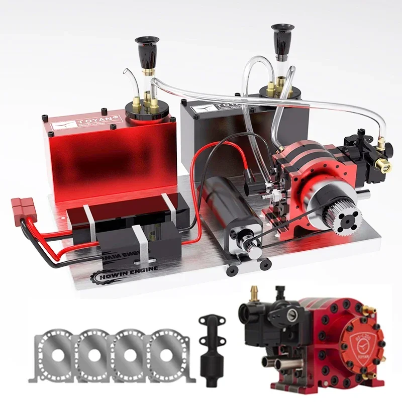 RS-LX00-S Double Triangle Rotor Engine Model Set RS-L200 Methanol Version Water-cooled Engine