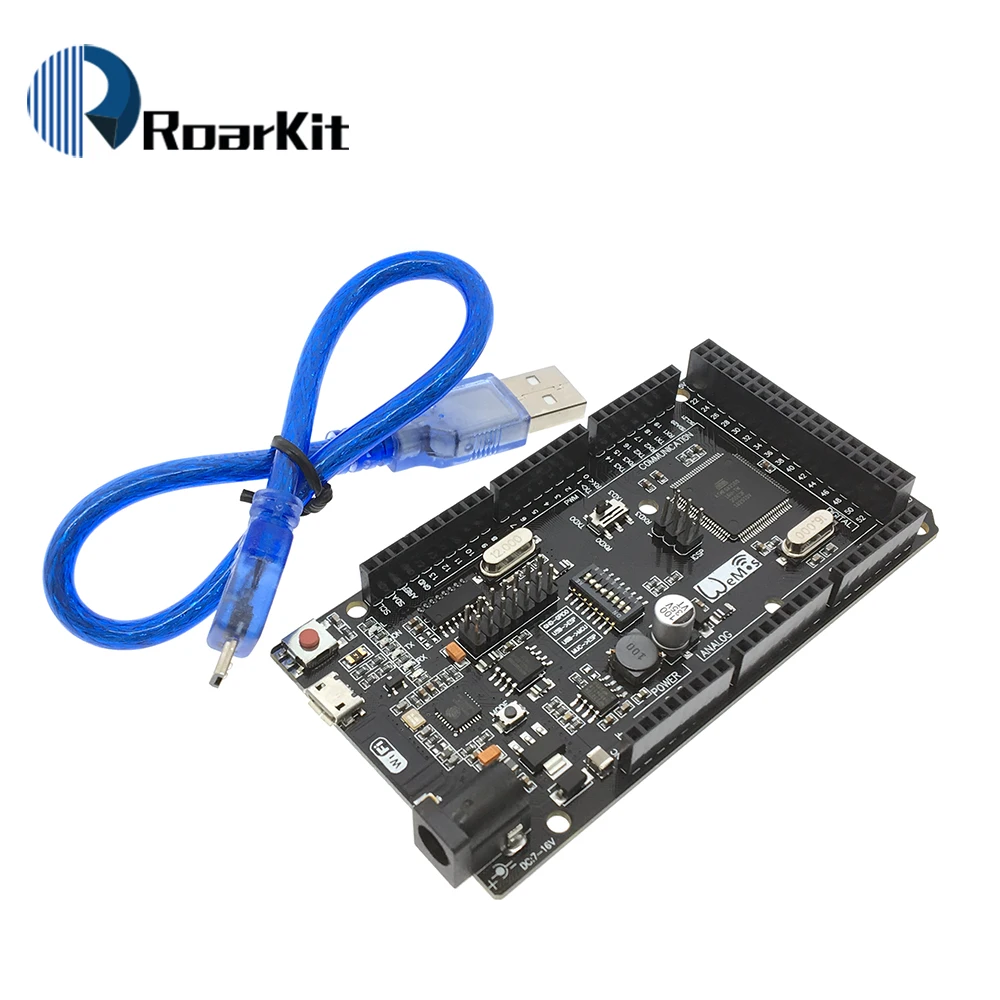 Mega2560 + WiFi R3 ATmega2560+ESP8266 32Mb memory USB-TTL CH340G. Compatible for Arduino Mega NodeMCU For WeMos ESP8266
