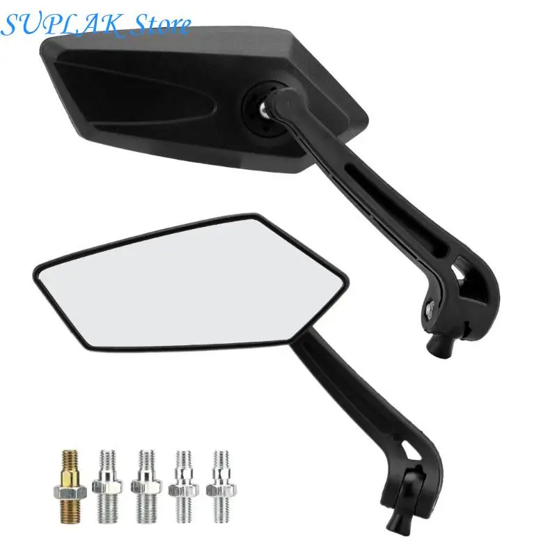 

2pcs Rearview Side Mirrors Universal Motorcycle Mirror Scooter Rearview Mirror 203D