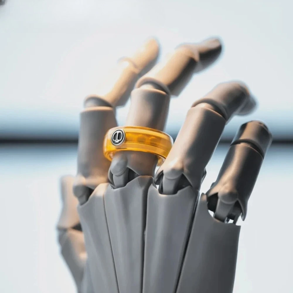 LAUTIE PEl-Amber 17mm/18.5mm/20mm Monteur-I Fidget Ring Spy Wars Serie Metalen Fidget Spinner Bureau Speelgoed LIMITED EDITION