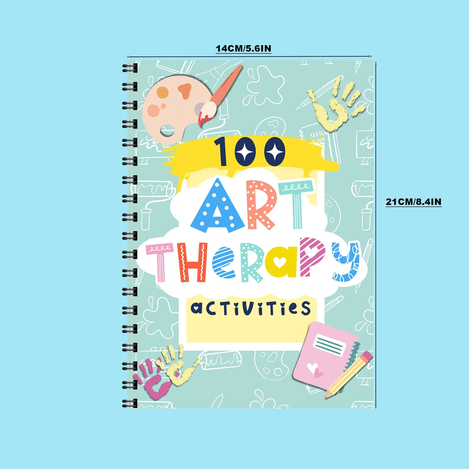 Art Therapy: 100 Fun And Engaging Activities For Kids and Teens: A Fun Therapeutic Approach For Managing Thoughts And Feelings
