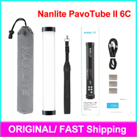 Nanlite PavoTube II 6C LED RGB Light Tube Portable Handheld Photography Lighting Stick CCT Mode Photos Video soft light For Tik