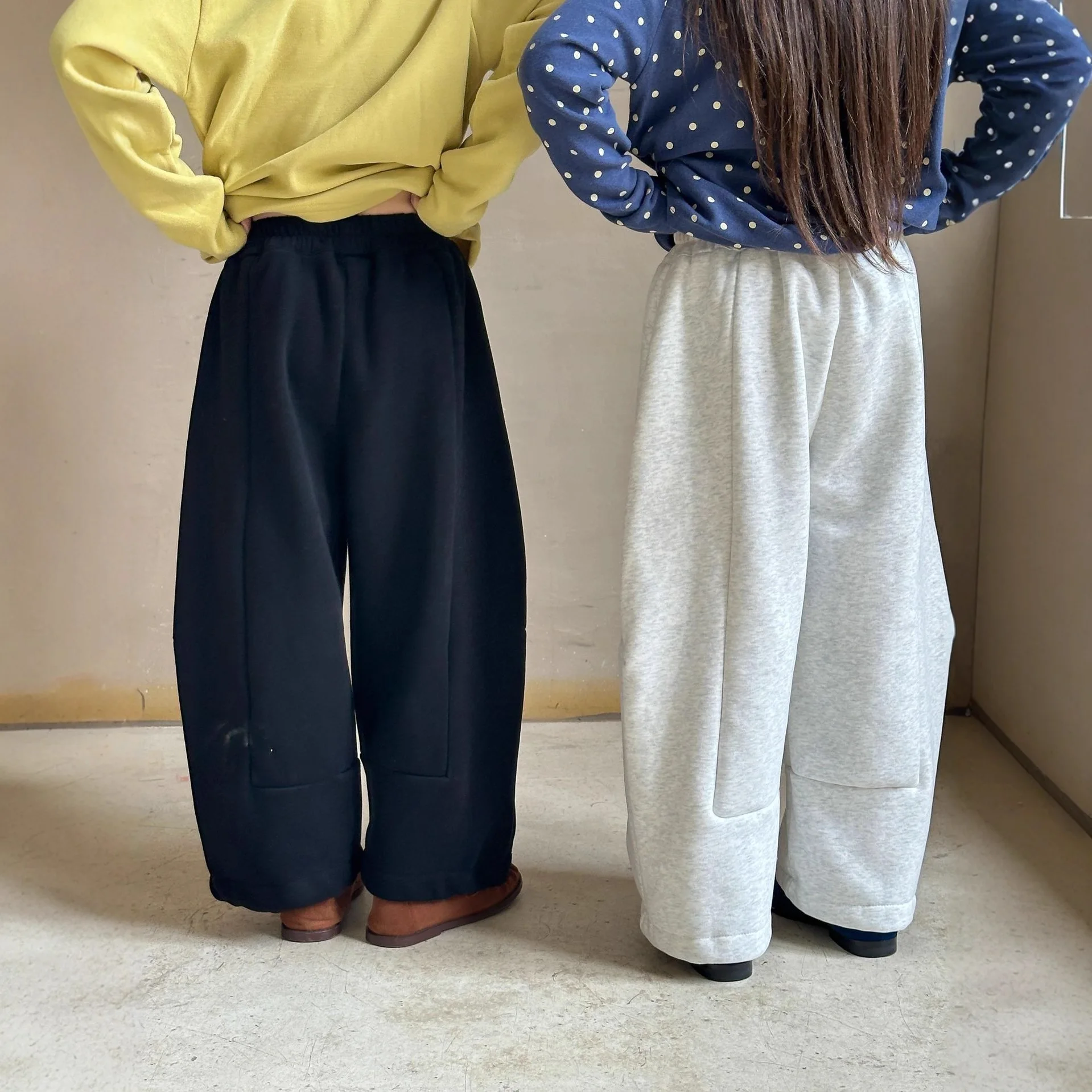 2025 Winter New Korean Version Boys' Design Versatile and Comfortable Pants Children's Plush Casual Sweatpants 3