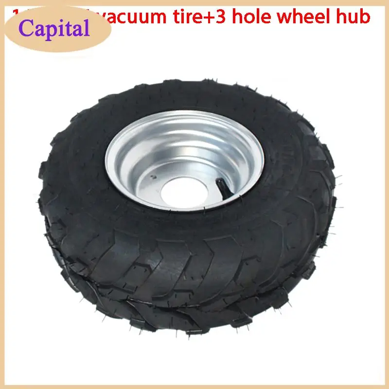 Kart  ATV 145/70-6 off-Road Vacuum Tire 6-Inch Tire with Wheel Hub