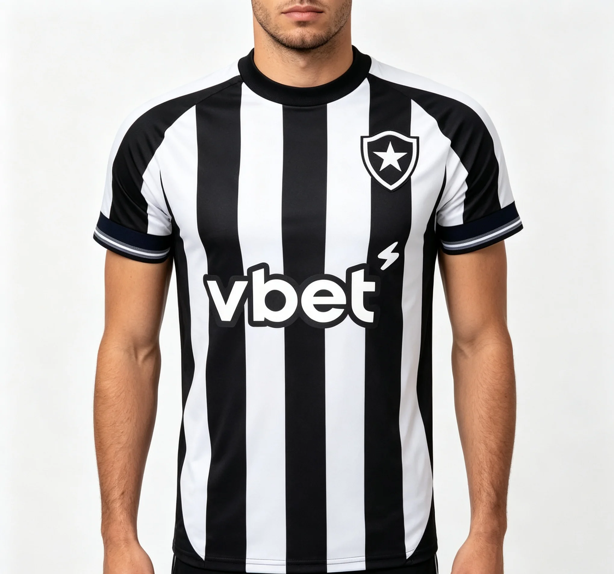 3D-gedrucktes, schnelltrocknendes, atmungsaktives T-Shirt für Outdoor-Sportarten, Brasilien Botafogo Fußballtrikot, dünnes Familien-T-Shirt mit kurzen Ärmeln – Detail 2