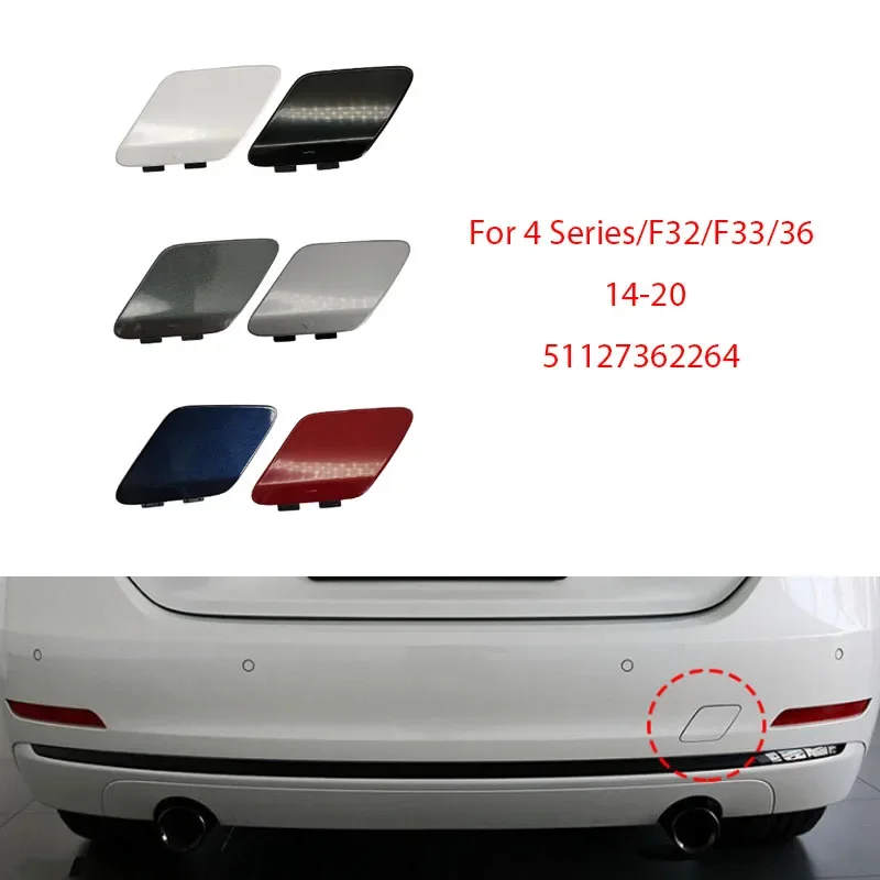 

Car rear bumper towing hook hole cover plate front trailer cover for BWM 4 Series/F32/F33/36 14-20 51127362264