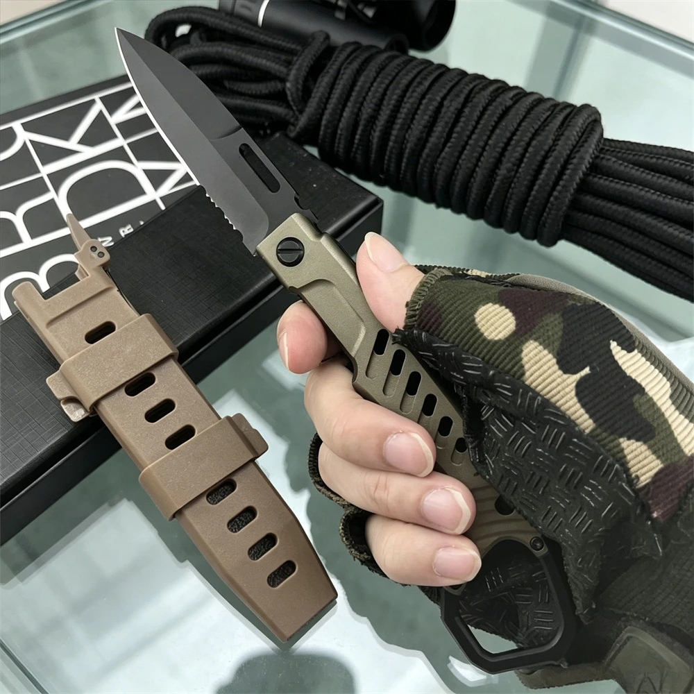 

Легкий складной нож с рукоятью из алюминия T6 и лезвием из стали N690, многофункциональный инструмент EDC для кемпинга и походов