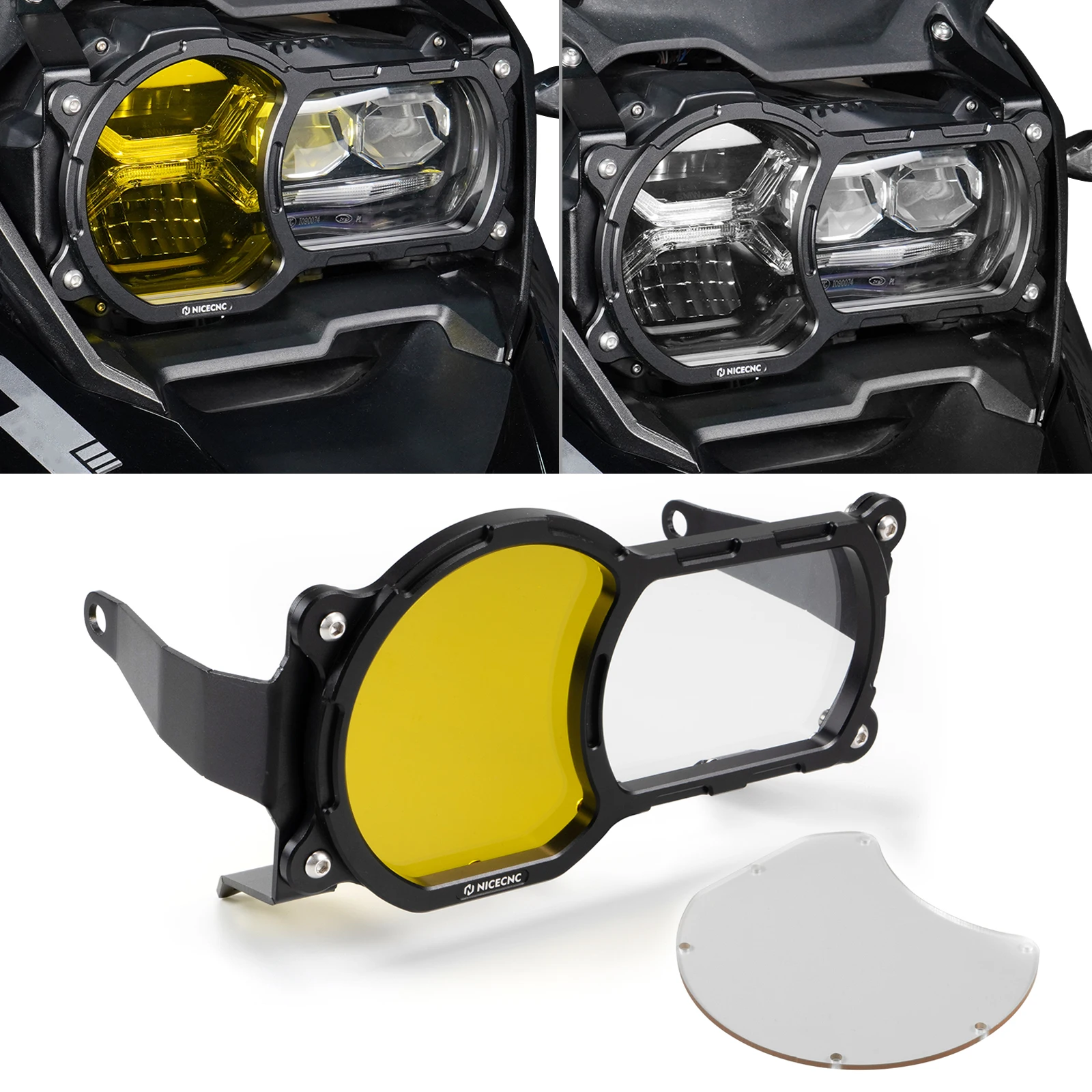 

NICECNC For BMW R1250GS Adventure 2020-2024 R 1250 GS 2020-2023 Motorcycle Headlight Guard Protector