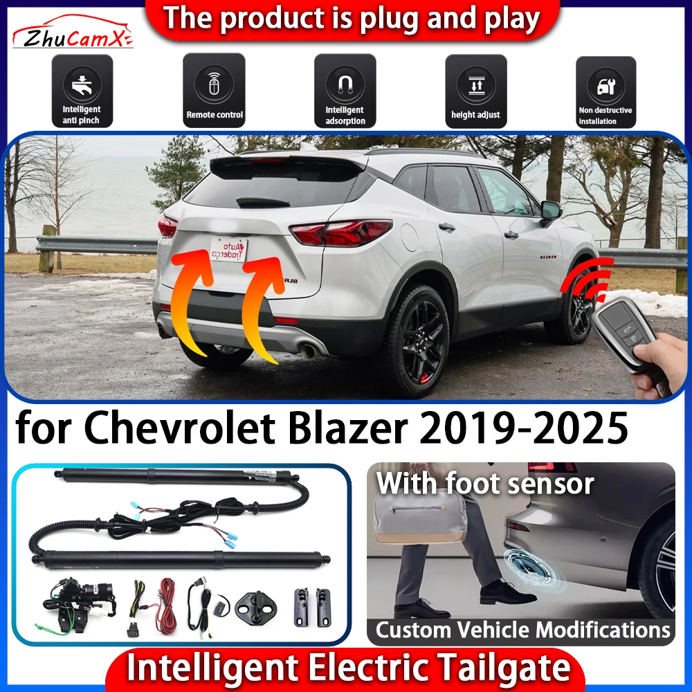 

ZhuCamX Smart Powered Tailgate System for Chevrolet Blazer 2019-2025 Automatic Intelligent Electric Trunk Lift Control Kit