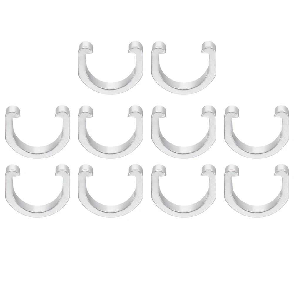 10 em 1 cabo de freio de bicicleta shifter linha fivela tubo cabo c-clip mtb quadro de bicicleta de estrada bloqueio de cabo clipes de braçadeira fixa