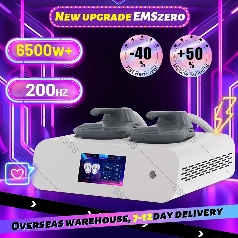 EMSzero RF 6500W 200HZ  Slimming Machine Muscle scuplting EMSZero CE Certification Optional Pelvic Cushion