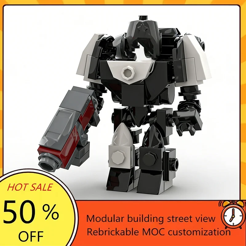 

77PCS Popular Space War Movie Model MOC Building Bricks Battle Mech Modular Technology Gifts Holiday Assemble Children Toy Suit