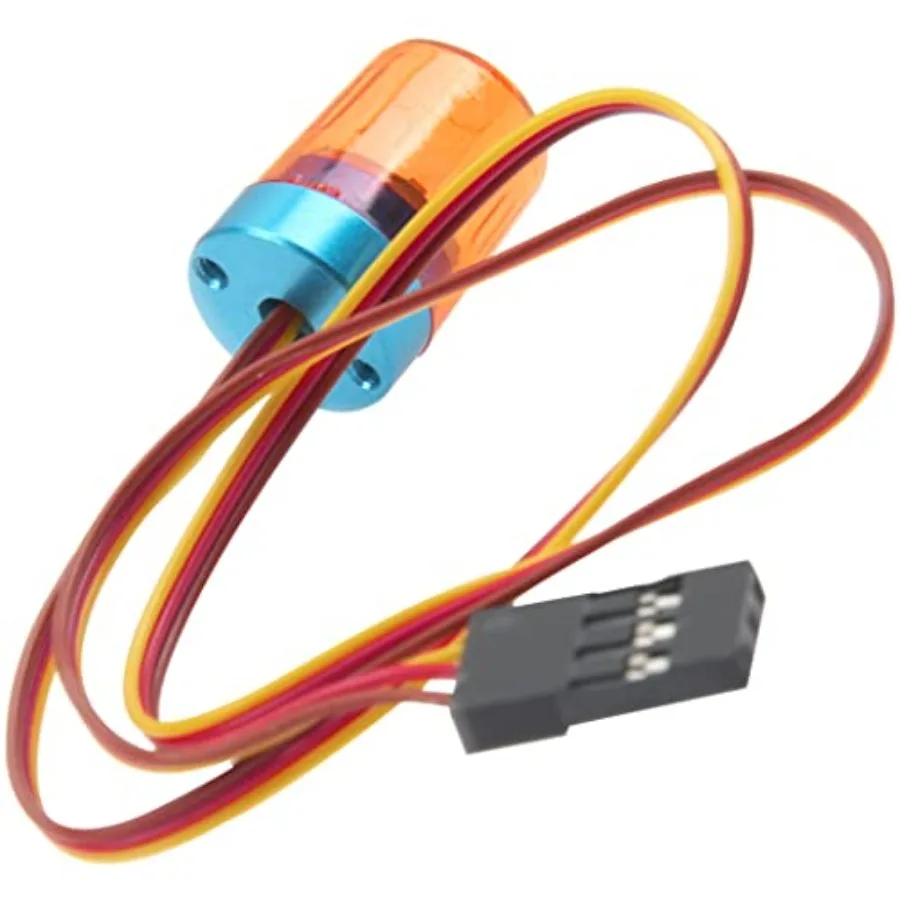 Multi-Function LED Flash Lights Alarm Lamp Flashing Rotating Beacon Light Compatible with 1/10 TRX4 SCX10 RC Crawler Car 1/14 T 6