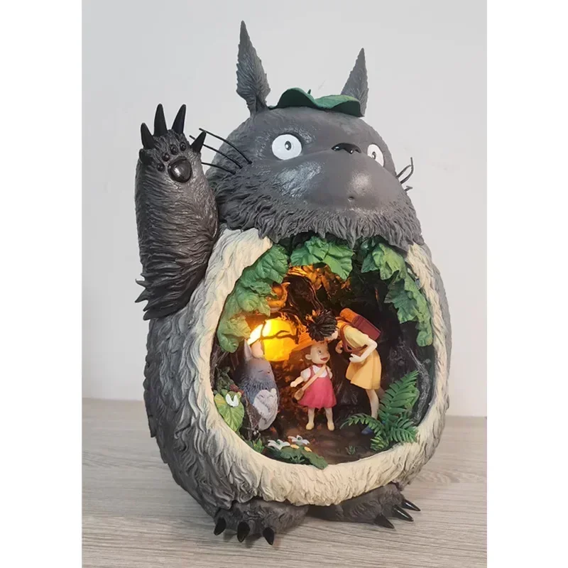 Cute Cartoon Chinchilla Ornament Japanese Anime Character Model Room Living Room Home Decor Home Kawaii Desktop Figurine Gifts