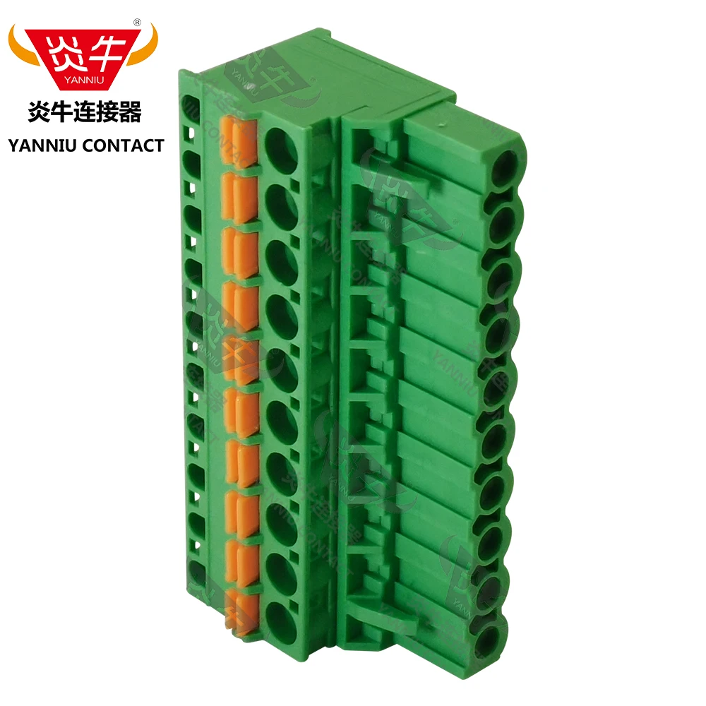 10 pezzi KF2EDGKDA 5.08 2P ~ 12P PCB CONNETTORE PLUG-IN BLOCCHI TERMINALI 2EDGKDA 5.08mm 2PIN ~ 12PIN FKCVR 2,5/ 2-ST-5.008 PHOENIX