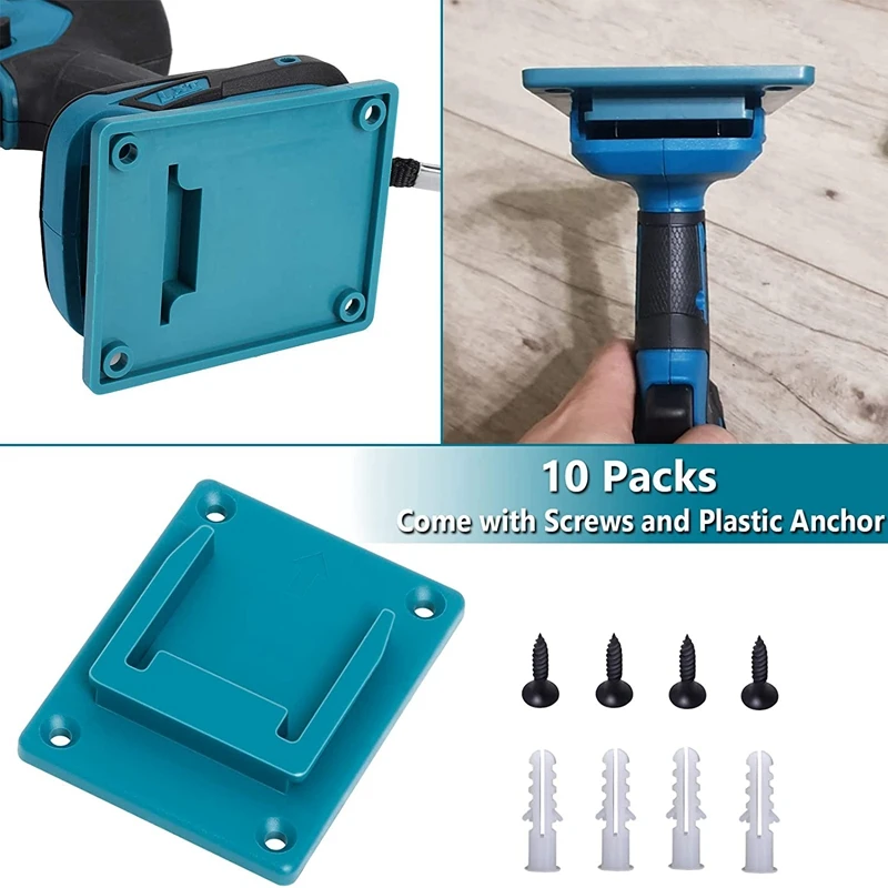 Tool Holder Dock Mounting Bracket Compatible With  Makita 18V 14.4V, Electric Drill Tool Bracket Fixed Base