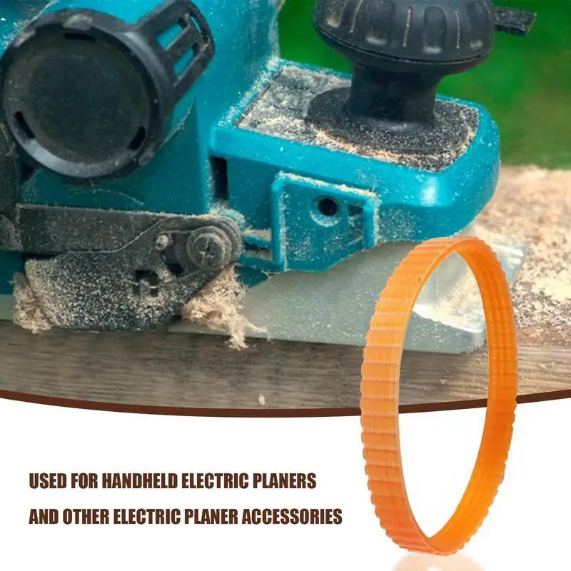 Electric Planer Drive Driving Belt Orange Drive Belt Double Cog Planer Belt Multifunctional Power Tool 218mm 238mm 255mm