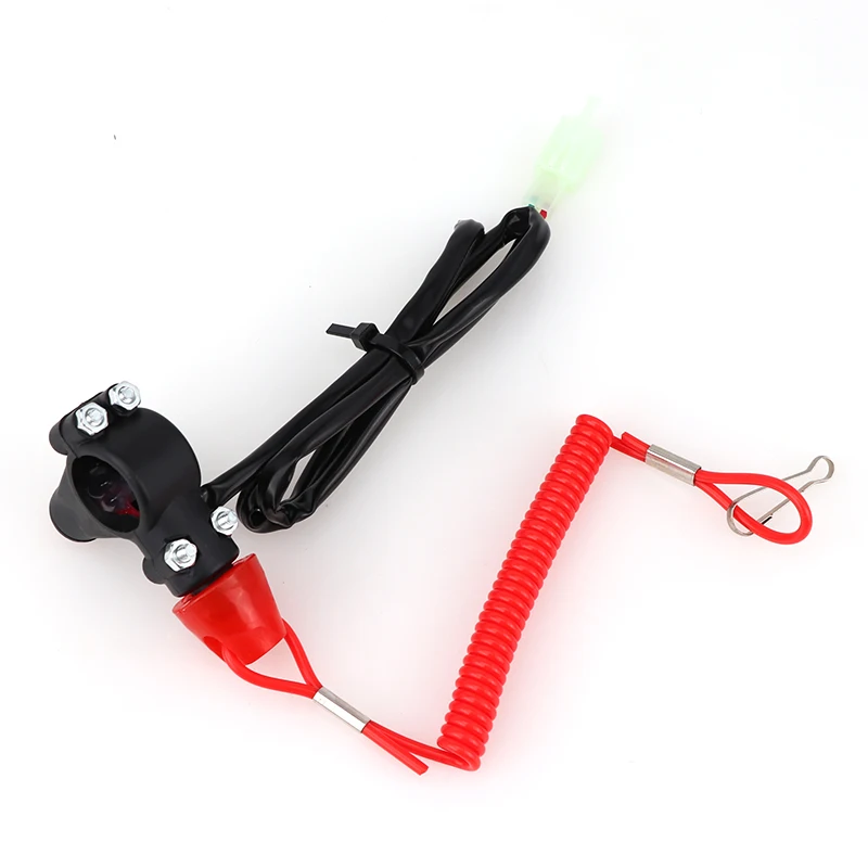Motorrad Notfall Kill Stop Schalter Für Pocket Mini Dirt Bike ATV 4 Wheeler Quad Moto Go Kart Mit Sicherheit Tether Lanyard
