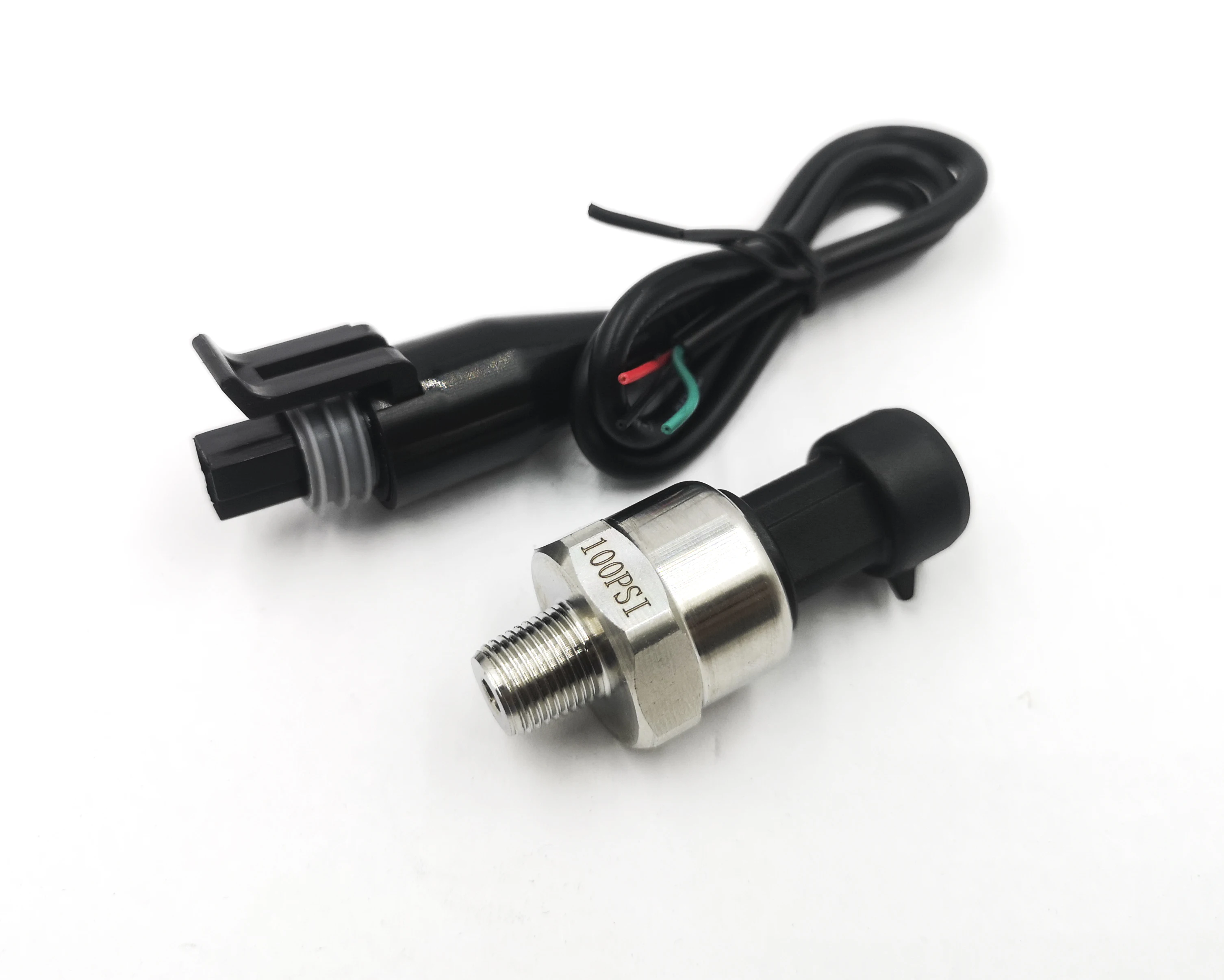 

1/8NPT DC 5V Ceramic Pressure Sensor Transducer Transmitter for Water Oil Fuel Gas Air Stainless Steel 5-300psi Optional