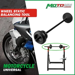 MOTO4U Universal Wheel Static Balancing Tool Balanceradpator Motorcycle Balancing Buck Axle For Motorcycle Tires One-Arm Swinger