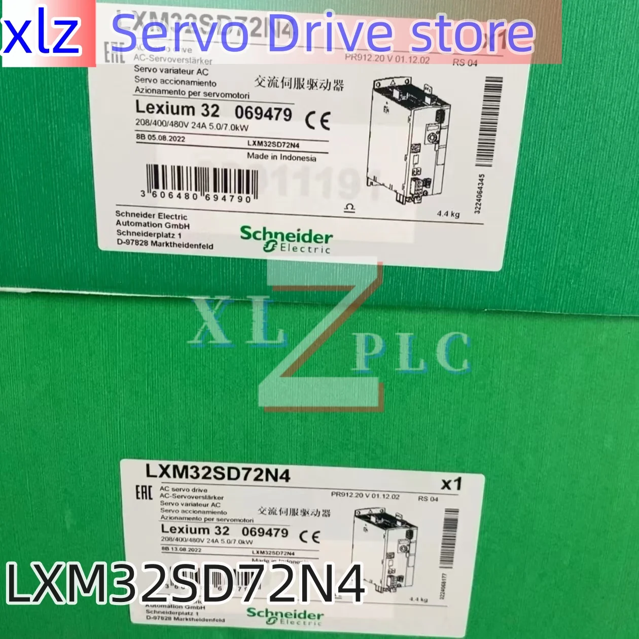 새로운 AC 서보 드라이버 LXM32SD72N4