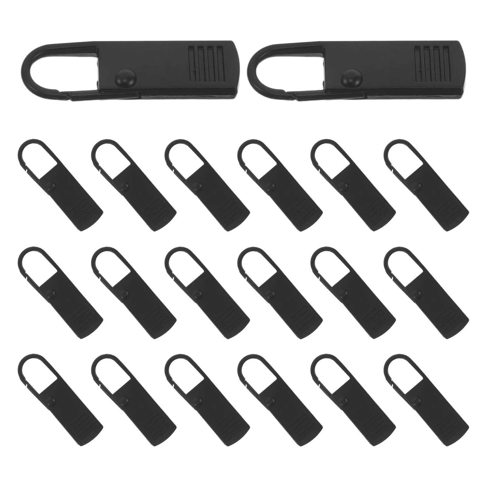 

20Pcs Zipper Heads Replacement Kit Metal Detachable Pull Tabs for Luggage Backpack Coat Purse Jacket Repair Universal Zip Slider