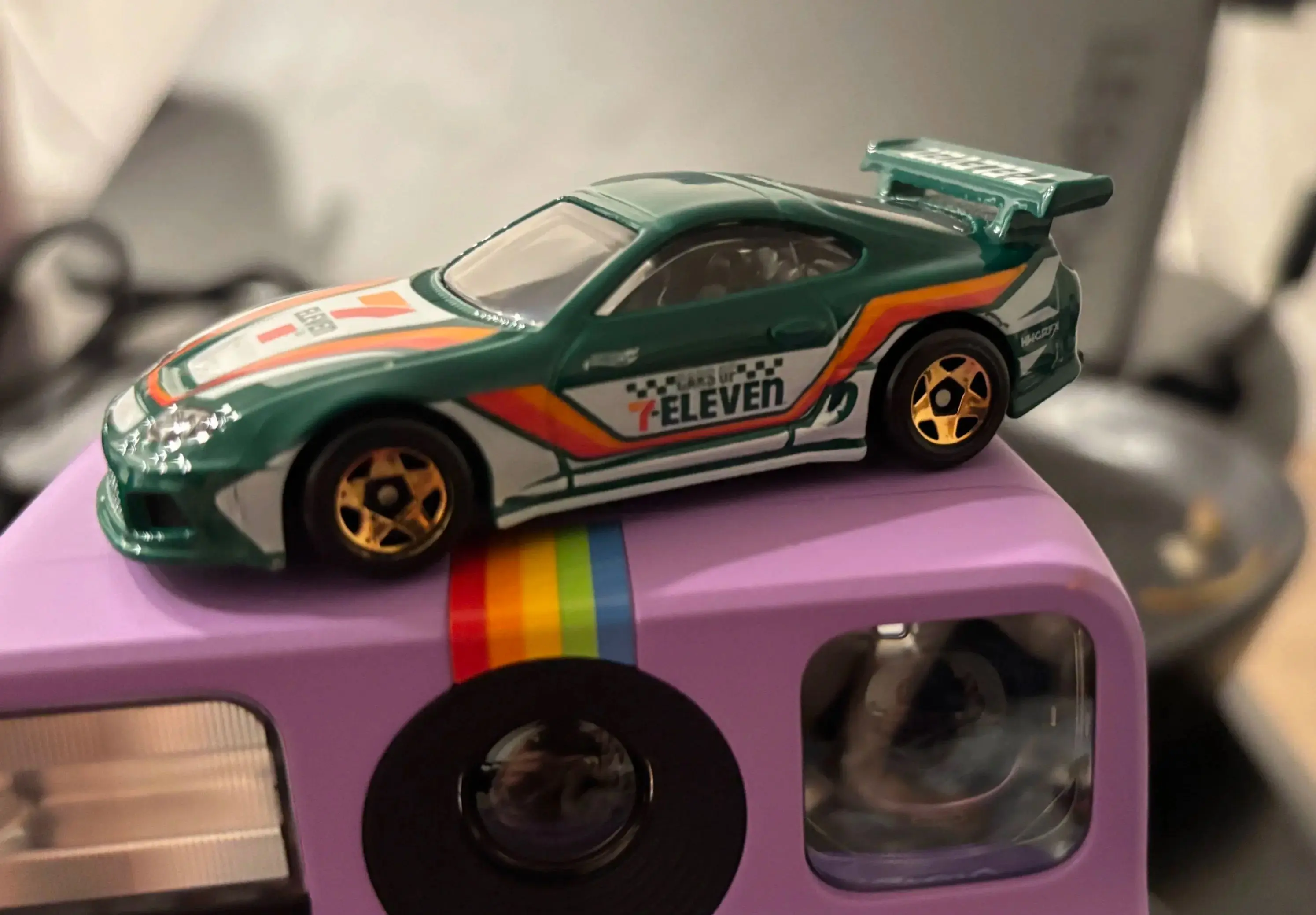 

Hot Wheels JGF54 7-Eleven Toyota Supra Custom Limited Edition 1/64 Die-cast Model Cars
