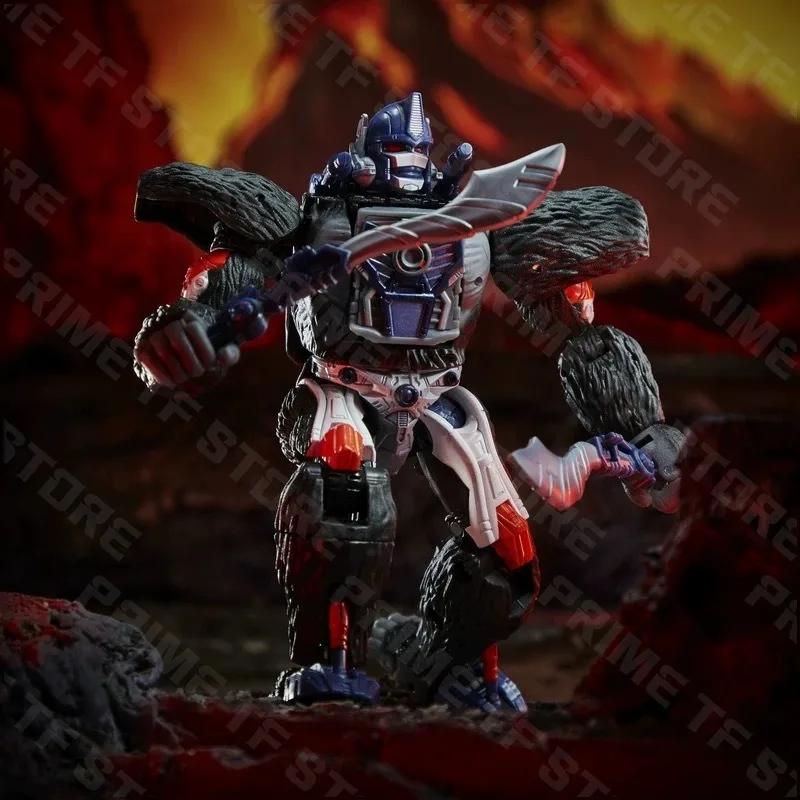 Original Hasbro Transformers War for Cybertron Kingdom F0691 Optimus Primal WFC-K8 Voyager-class Anime Figure Toy