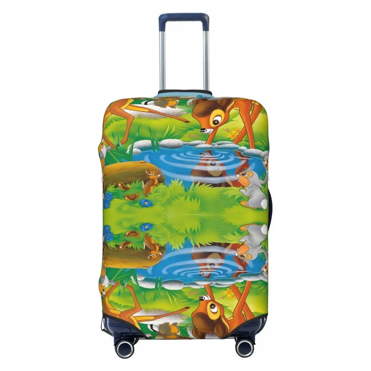 

Чехол для чемодана Custom Bambi Bunny Manga, классический, моющийся Чехлы для дорожных сумок на колесиках (18-32 дюйма)