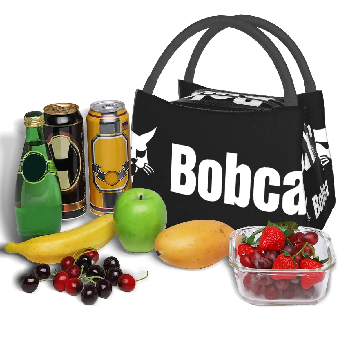 Bobcat Logo Portable insulation bag for Cooler Thermal Food Office Pinic Container
